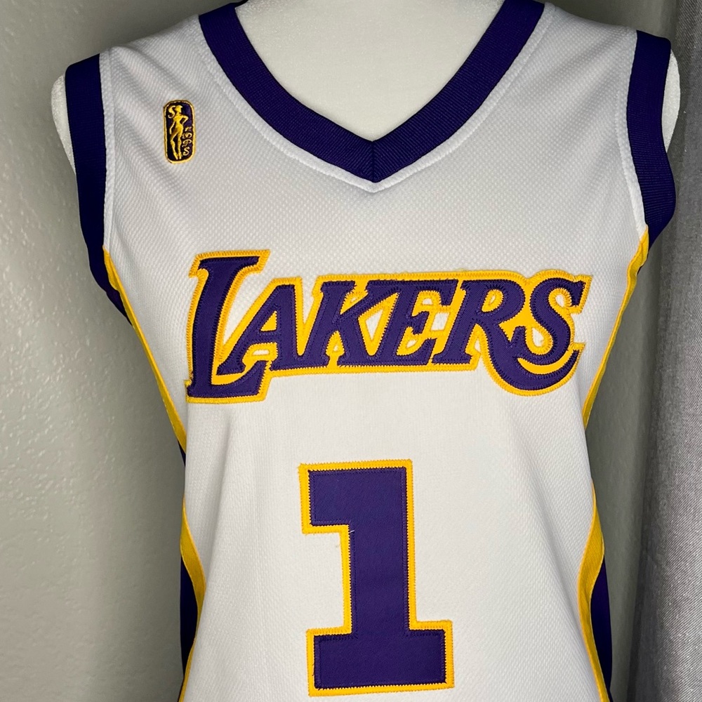 Lakers number one Women’s fitted jersey